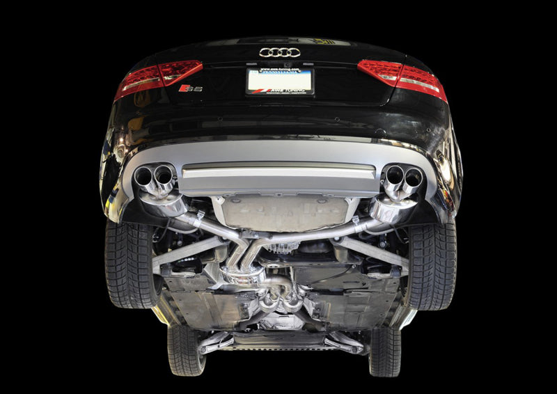 AWE Tuning 3015-43028 FITS: Audi B8 S5 4.2L Touring Edition Exhaust System Polished Silver Tips Catback