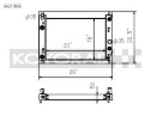 Load image into Gallery viewer, Koyo RH313986 FITS: 05-13 Chevrolet Corvette C6 Racing Radiator Radiators