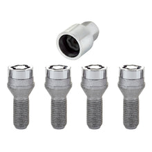 Load image into Gallery viewer, McGard 27226 FITS: Wheel Lock Bolt Set 4pk. (Cone Seat) M14X1.25 / 17mm Hex / 27.3mm Shank Length Chrome Wheel Bolts