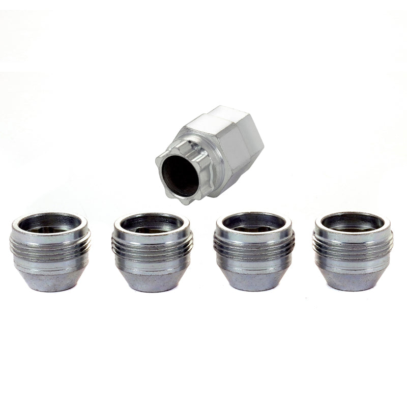 McGard 24012 FITS: Wheel Lock Nut Set 4pk. (Under Hub Cap / Cone Seat) M12X1.5 / 19mm & 21mm Hex / .775in. L Lug Nuts