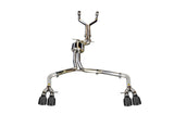 AWE Tuning 3020-43052 FITS: Audi C7 / C7.5 S7 4.0T Track Edition Exhaust Diamond Black Tips Catback