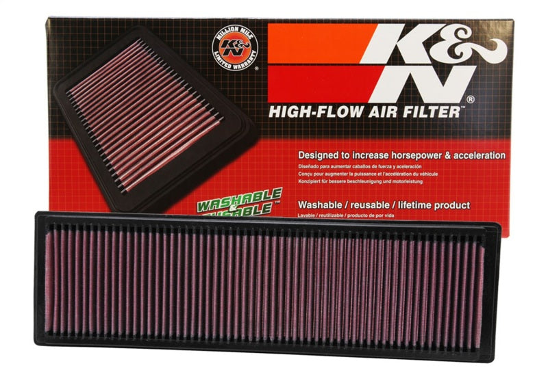 K&N Engineering 33-2331 FITS:K&N Replacement Air Filter VOLKSWAGEN JETTA 2005-2010, RABBIT 2007-2009 2.5L L5 Air Filters Drop In