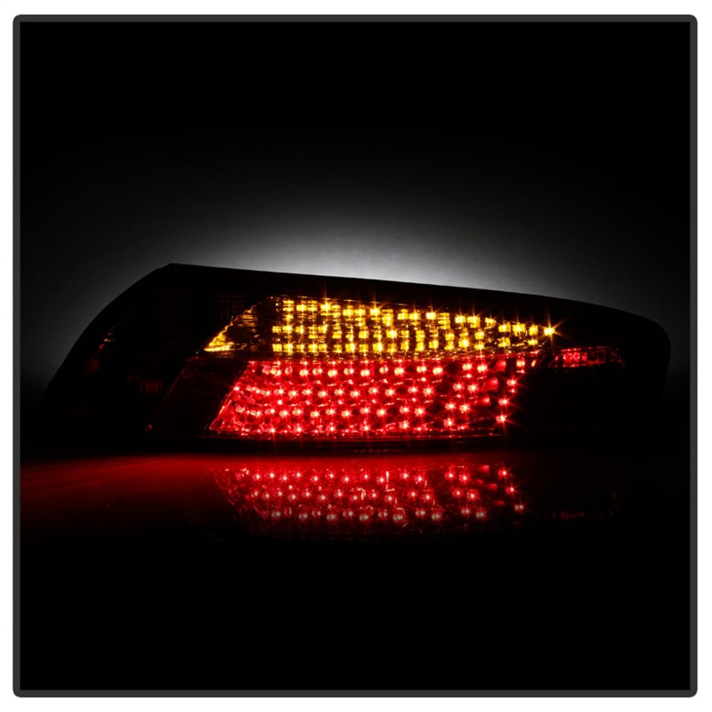 SPYDER 5013132 FITS:Xtune Porsche 911 996 ( Non 4S. Turbo. GT3 ) 99-04 LED Tail Lights Red Clear ALT-ON-P99699-LED-RC Tail Lights