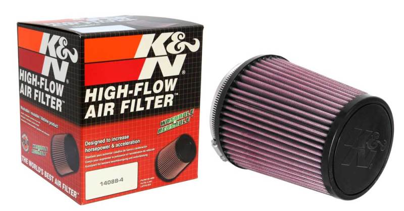 K&N Engineering RU-4550 FITS:K&N Universal Air Filter 4in Flange / 5-3/8in Base / 4-1/2in Top / 6in Height Air Filters Universal Fit