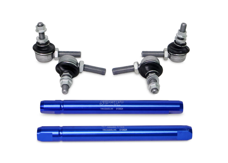 Superpro TRC10200 FITS:SuperPro 2004 Mazda 3 i Front HD Adjustable End Link Set (10mm Studs 254mm to 305mm) Sway Bar Endlinks