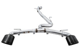 AWE Tuning 3020-33062 FITS: 18-19 Audi TT RS 8S/RK3 2.5L Turbo Track Edition Exhaust Diamond Black RS-Style Tips Catback