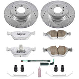 PowerStop K933-26 FITS:Power Stop 01-06 BMW 330Ci Front Z26 Street Warrior Brake Kit Brake Kits Performance D&S
