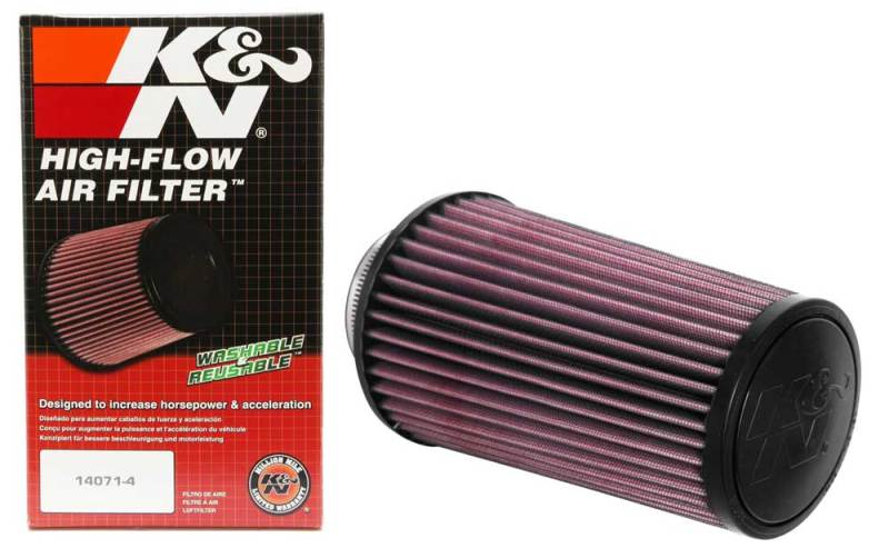 K&N Engineering RU-4690 FITS:K&N Universal Round Tapered Filter 3 inch FLG / 5 inch Bottom / 4 inch Top / 7 7/8 inch Height Air Filters Universal Fit