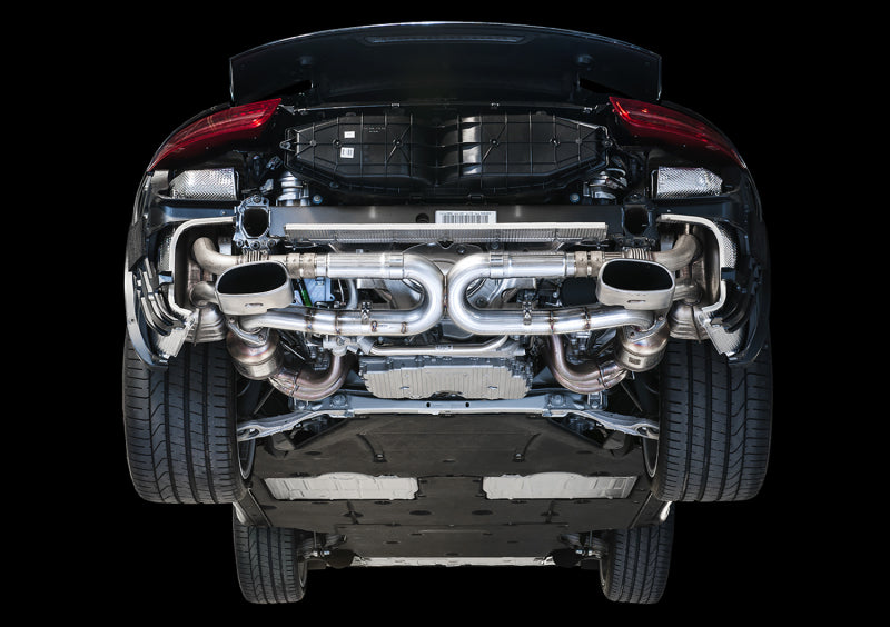 AWE Tuning 3015-11020 FITS: 991 Carrera Performance Exhaust Use Stock Tips Muffler Delete Pipes