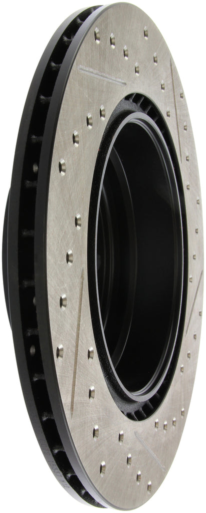 Stoptech 127.34080R FITS:StopTech 06 BMW 330 / 07-09 BMW 335 Slotted & Drilled Right Rear Rotor Brake Rotors Slot & Drilled