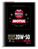 Motul 110621 FITS: 20W50 Classic Performance Oil 10x2L Motor Oils