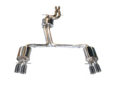 AWE Tuning 3010-42030 FITS: Audi B8.5 S5 3.0T Touring Edition Exhaust System Polished Silver Tips (102mm) Catback