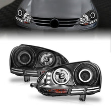 Load image into Gallery viewer, ANZO 121345 FITS: 2006-2009 Volkswagen Rabbit Projector Headlights w/ Halo Black (CCFL) Headlights