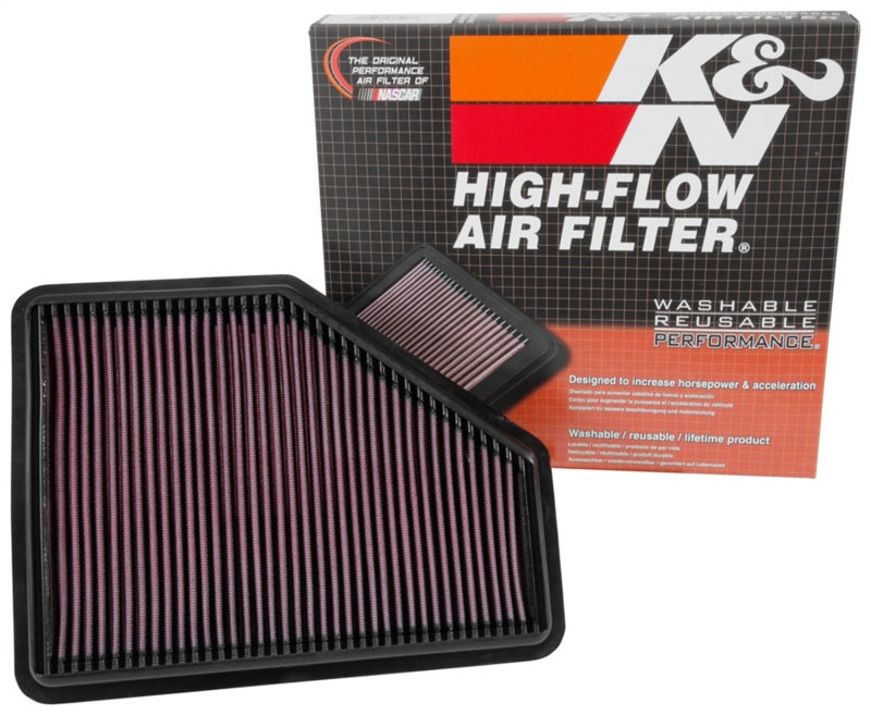 K&N Engineering 33-3051 FITS:K&N Replacement Air Filter 15-16 BMW 330I 2.0L Air Filters Drop In