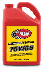 Load image into Gallery viewer, Red Line 50105 FITS: 75W85 GL-5 Gear Oil Gallon Gear Oils