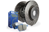 EBC S6KF1249 FITS: S6 Brake Pad and Rotor Kit Brake Rotors Slot & Drilled
