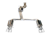 AWE Tuning 3010-42016 FITS: Audi B8.5 S4 3.0T Touring Edition Exhaust System Chrome Silver Tips (102mm) Catback
