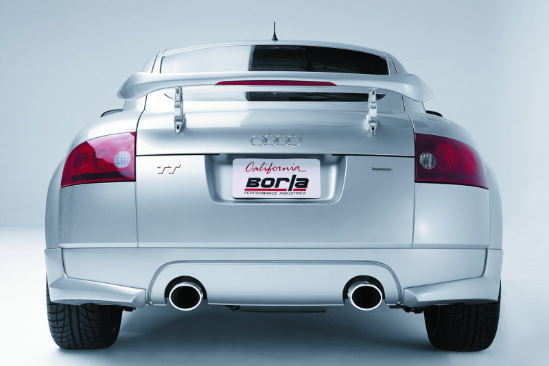 Borla 14957 FITS: 01-06 Audi TT Quattro 1.8T 225HP MT AWD 2dr Single Split Rear Exit SS Catback Exhaust Catback