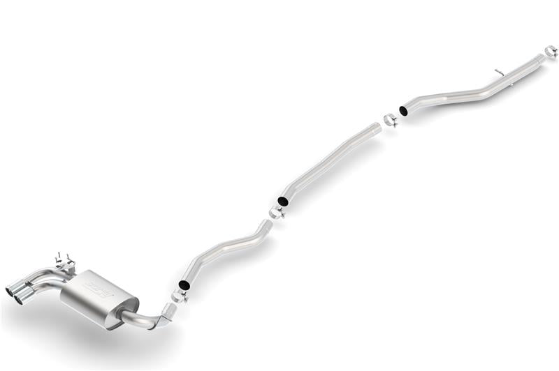 Borla 140509 FITS: 12-15 BMW 328i Sedan 2.0L AT/MT RWD Dual Left Rear Exit Catback Exhaust Catback