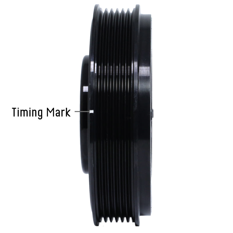 Fluidampr 551201 FITS: VW 2000-2005 1.8L Turbo Motor (4 bolt hole mounting) Steel Internally Balanced Damper Crankshaft Dampers