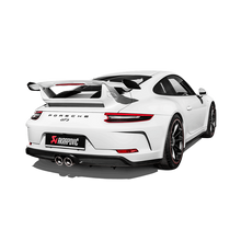 Load image into Gallery viewer, Akrapovic S-PO/TI/8-TP FITS: 2018 Porsche 911 GT3 (991.2) Slip-On Race Line (Titanium) w/Titanium Tail Pipe Set Muffler