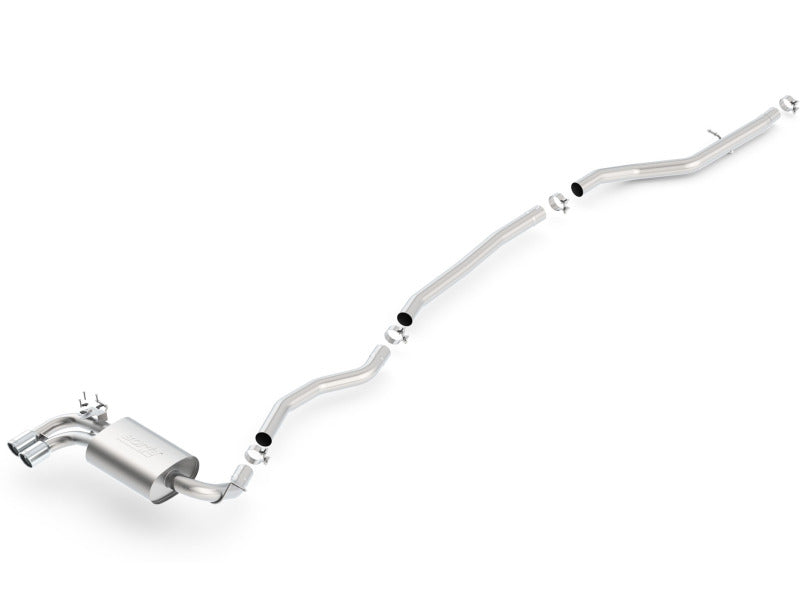 Borla 140509 FITS: 12-15 BMW 328i Sedan 2.0L AT/MT RWD Dual Left Rear Exit Catback Exhaust Catback