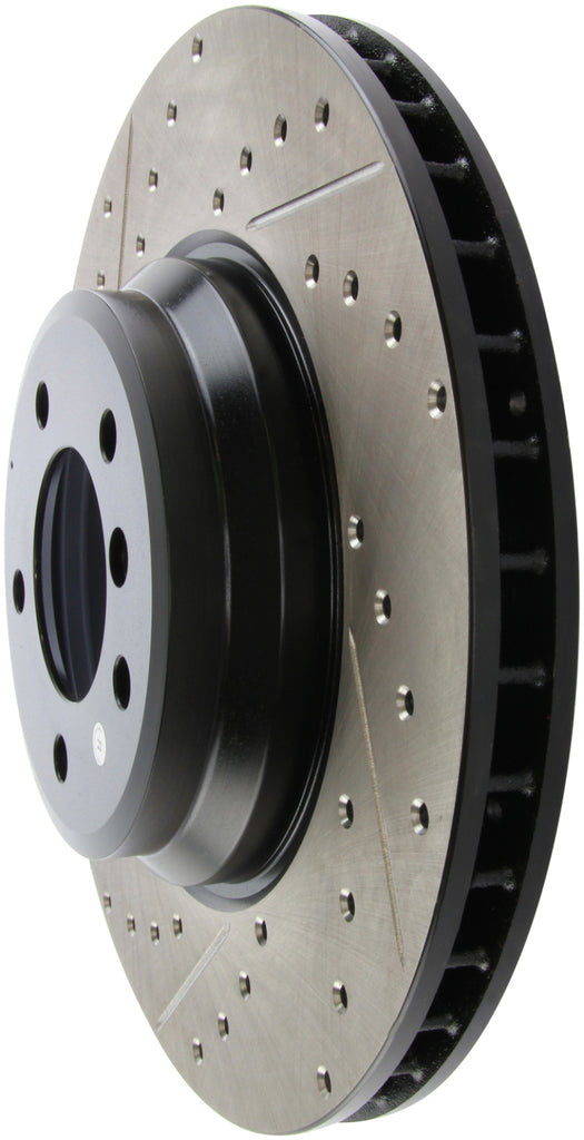 Stoptech 127.34093R FITS:StopTech 07-09 BMW 335 (E90/E92/E93) Slotted & Drilled Right Front Rotor Brake Rotors Slot & Drilled