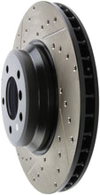 Load image into Gallery viewer, Stoptech 127.34093R FITS:StopTech 07-09 BMW 335 (E90/E92/E93) Slotted & Drilled Right Front Rotor Brake Rotors Slot & Drilled