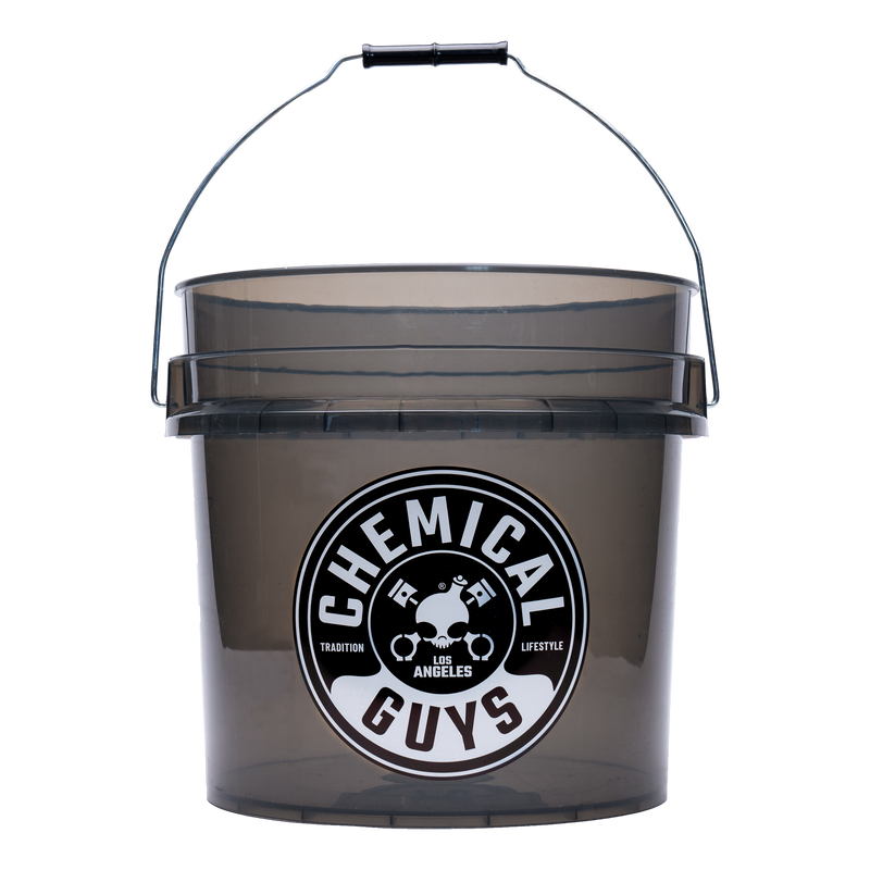 Chemical Guys ACC108 FITS: Heavy Duty Detailing Bucket Smoked Black (4.5 Gal) Wash Buckets