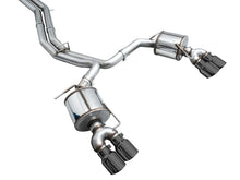 Load image into Gallery viewer, AWE Tuning 3015-43107 FITS: 19-23 Audi C8 S6/S7 2.9T V6 AWD Touring Edition Exhaust Diamond Black Tips Catback