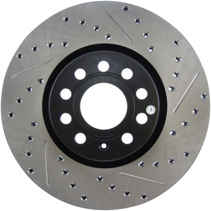 Stoptech 127.33098L FITS:StopTech Slotted & Drilled Sport Brake Rotor Brake Rotors Slot & Drilled