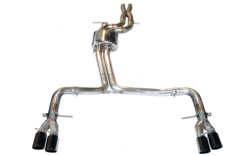 AWE Tuning 3010-43046 FITS: Audi B8.5 S5 3.0T Track Edition Exhaust Diamond Black Tips (102mm) Catback