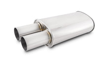 Load image into Gallery viewer, Vibrant 1095 FITS: Streetpower Oval Muffler w/3.00in Round Straight Cut Tip (3.00in Inlet) Muffler