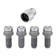 Load image into Gallery viewer, McGard 28174 FITS: Wheel Lock Bolt Set 4pk. (Radius Seat) M14X1.5 / 17mm Hex / 27.0mm Shank Length Chrome Wheel Bolts