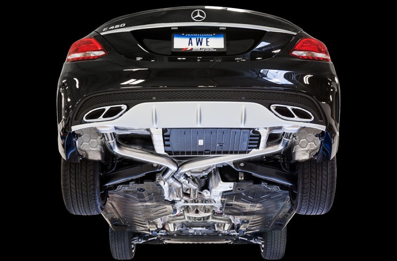 AWE Tuning 3020-31016 FITS: Mercedes-Benz W205 C450 AMG / C400 Track Edition Exhaust Catback