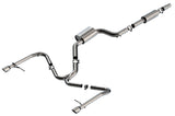Borla 140850SB FITS: 19-21 VW GLI 2.0L S-Type 3.5in x 5.5in Tip Cat-Back Exhaust Catback