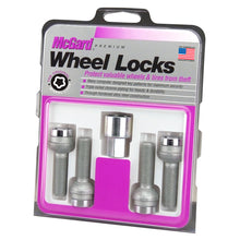Load image into Gallery viewer, McGard 28174 FITS: Wheel Lock Bolt Set 4pk. (Radius Seat) M14X1.5 / 17mm Hex / 27.0mm Shank Length Chrome Wheel Bolts