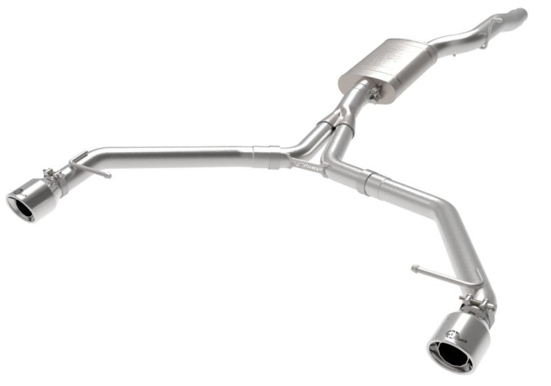 aFe 49-36437-P FITS:afe MACH Force-Xp 13-16 Audi Allroad L4 SS Axle-Back Exhaust w/ Polished Tips Axle Back