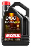 Motul 109762 FITS: 5L Synthetic Engine Oil 8100 X-CLEAN Gen 2 5W40 Case of 4 Motor Oils