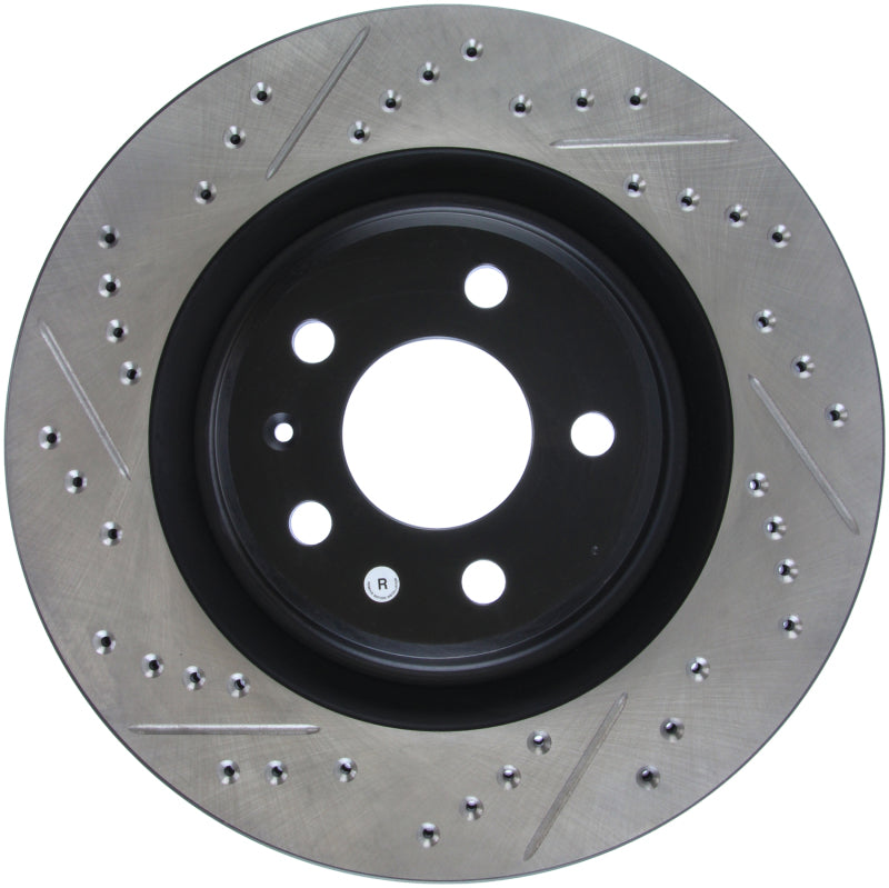 Stoptech 127.33137R FITS:StopTech Slotted & Drilled Sport Brake Rotor Brake Rotors Slot & Drilled