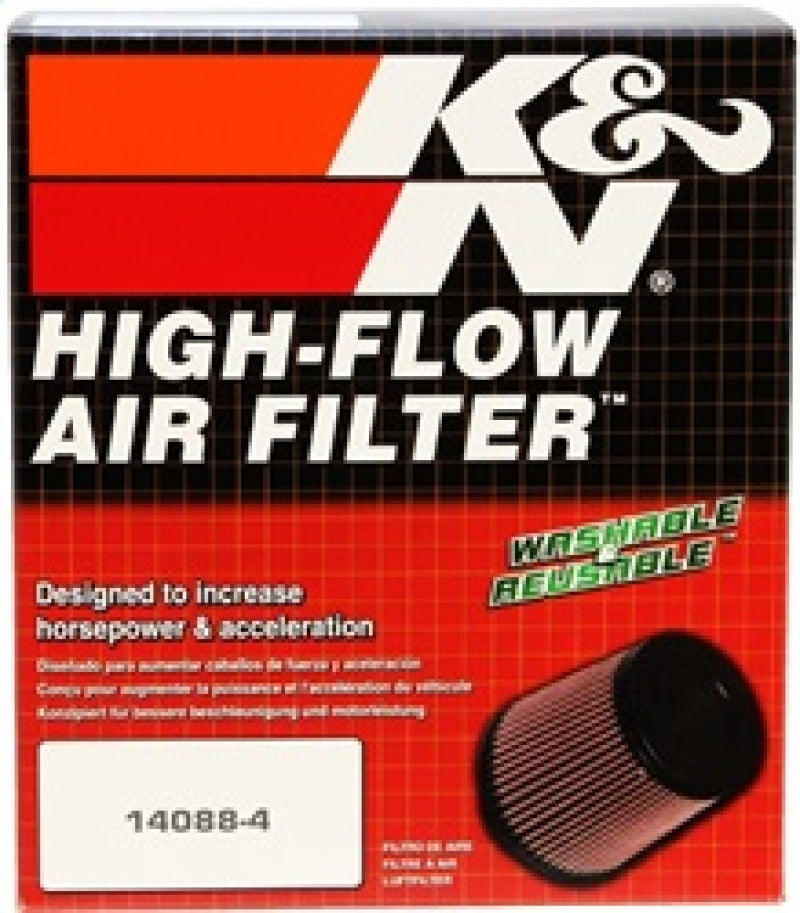 K&N Engineering RU-4990 FITS:K&N Filter Universal Rubber Filter-Rd Tapered 3in Flange ID x 6in Base OD x 5in Top OD x 5.563in H Air Filters Universal Fit