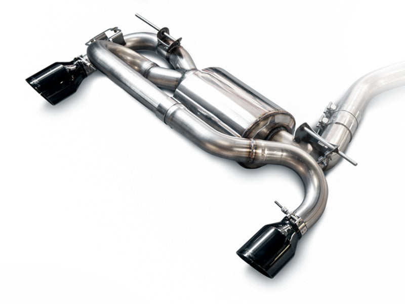 AWE Tuning 3010-33034 FITS: BMW F22 M235i / M240i Touring Edition Axle-Back Exhaust Diamond Black Tips (102mm) Axle Back