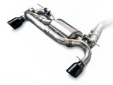 AWE Tuning 3010-33034 FITS: BMW F22 M235i / M240i Touring Edition Axle-Back Exhaust Diamond Black Tips (102mm) Axle Back