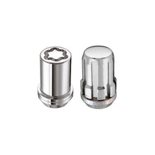 Load image into Gallery viewer, McGard 65457 FITS: SplineDrive Tuner 4 Lug Install Kit w/Locks & Tool (Cone) M12X1.5 / 13/16 Hex Chrome Lug Nuts