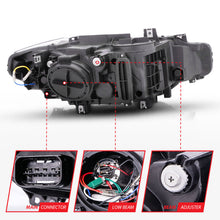 Load image into Gallery viewer, ANZO 121504 FITS: 2012-2015 BMW 3 Series Projector Headlights w/ U-Bar Black Headlights