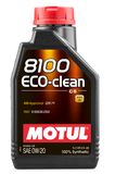 Motul 108813 FITS: 1L Synthetic Engine Oil 8100 Eco-Clean 0W20 Motor Oils