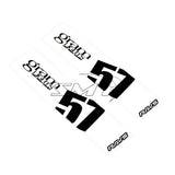 Gram Lights WC57SSTKW FITS: 57DR/57CR Spoke Sticker White (2 PCS) Wheel Accessories
