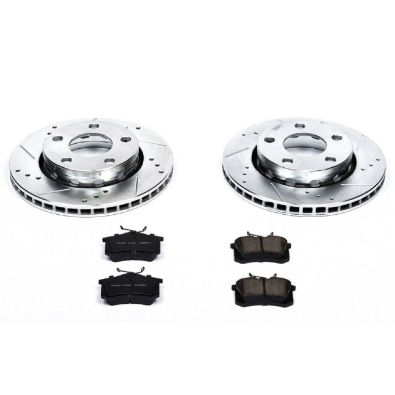 PowerStop K894 FITS:Power Stop 00-02 Audi S4 Rear Z23 Evolution Sport Brake Kit Brake Kits Performance D&S
