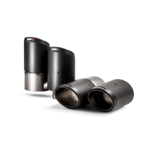 Load image into Gallery viewer, Akrapovic TP-CT/53 FITS: 2018+ Porsche Cayenne V6 (536) Tail Pipe Set (Carbon) Tips