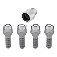 Load image into Gallery viewer, McGard 27179 FITS: Wheel Lock Bolt Set 4pk. (Cone Seat) M12X1.5 / 17mm Hex / 25.5mm Shank Length Chrome Wheel Bolts